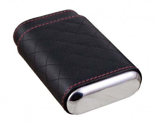3-Cigar Leather Travel Case