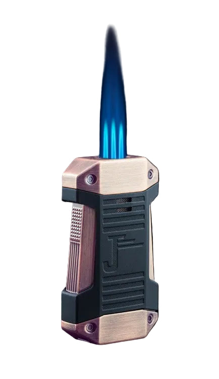 Triple Torch Cigar Lighter with Punch Cutter