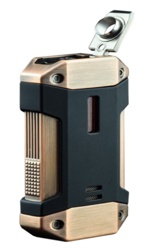 Triple Torch Cigar Lighter with Punch Cutter