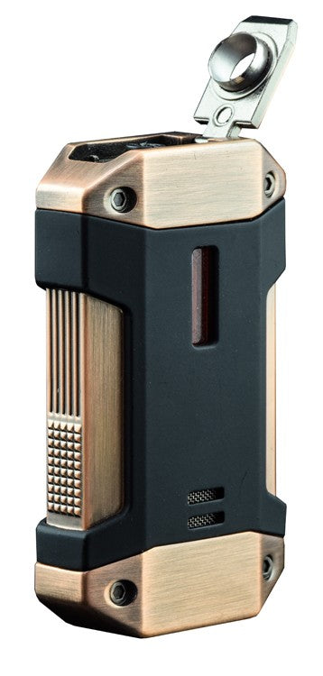 Galleon Triple Flame Torch Lighter | Large Gauge Punch with Fuel Window